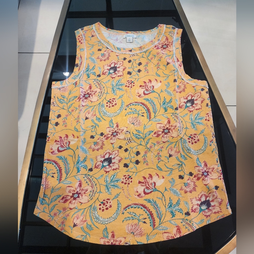 Brand New-Sundance Multicolor Floral Tank!!🌸🧡🌿